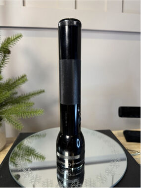 Vintage MAG-LITE LARGE 3D Cell MAGLITE 10”BlACK Flashlight Made In USA CLEAN